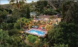  ?? Marc Angeles ?? ACTRESS Helen Mirren and director Taylor Hackford have listed their 6.5-acre estate in Hollywood Hills for $18.5 million. It’s also up for lease at $45,000 a month.