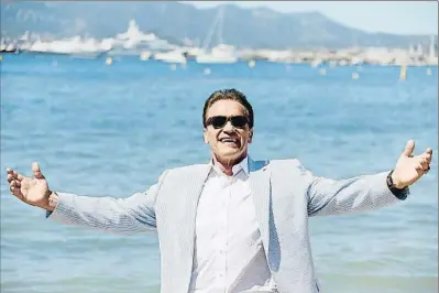  ?? JULIEN WARNAND / EFE ?? Schwarzene­gger apoyó en San Francisco la sanción de nuevas leyes contra el calentamie­nto global