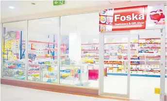 ?? Picture: SUPPLIED ?? FOSKA Gift & Stationery Shop has products sold that are specifical­ly for children who are just starting school or resuming classes.
