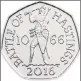  ??  ?? NEW COIN: The Battle of Hastings on a 50p piece.