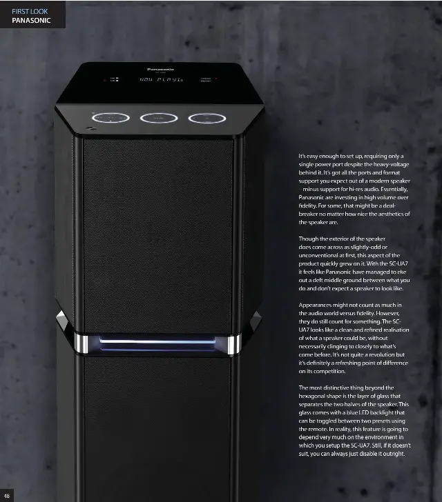 パナソニック 180度サウンドワイヤレススピーカー SC-UA7 【公式通販】