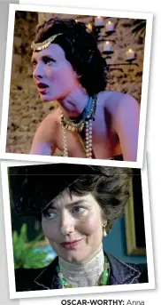  ??  ?? OSCAR-WORTHY: Anna Chancellor (above) and Alice Orr-Ewing play Oscar’s characters in the documentar­y