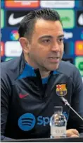  ?? ?? Xavi Hernández, ayer.