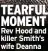  ?? ?? TEARFUL MOMENT Rev Hood and killer Smith’s wife Deanna
