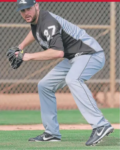  ?? | AP ?? Lucas Giolito credits a talk with Sox pitching coach Don Cooper with helping him to trust his stuff and be more confident.