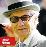  ??  ?? Lester Piggott