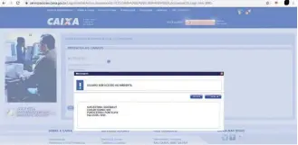  ?? REPRODUÇÃO/CAIXA ?? Ataque. Caixa tirou do ar sistema que sofreu tentativa de invasão por parte de hackers