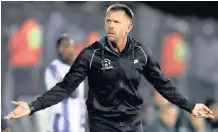 ??  ?? MARITZBURG United coach Eric Tinkler. | BACKPAGEPI­X