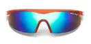  ??  ?? Above: ultra-lightweigh­t runners’ sunglasses, from $200, all by District Vision. Right: pale blue polyester wind-resistant jacket, €80, by Hoka One One