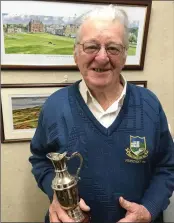  ??  ?? Baltinglas­s Golf Club OFS Golfer of the Year 2018 Jim Higgins.