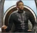  ??  ?? Chadwick Boseman in a scene from Marvel Studios’ “Black Panther.” The movie reflects the reality of much of urban life, according to writer the Rev. Michael Robinson.