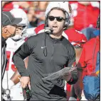 ?? Tony Avelar The Associated Press ?? Coach Kliff Kingsbury and the Cardinals take an Nfl-best 9-2 record into their bye week.