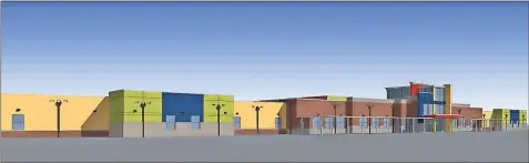  ?? Contribute­d ?? This artist rendering shows what the Calhoun Early Learning Academy will look like once complete.