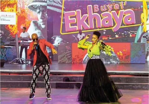  ?? Picture: SUPPLIED ?? BRINGING THE MAGIC TO YOU: The Buyel ekhaya Festival will be going digital this year and will broadcast on December 26 ’