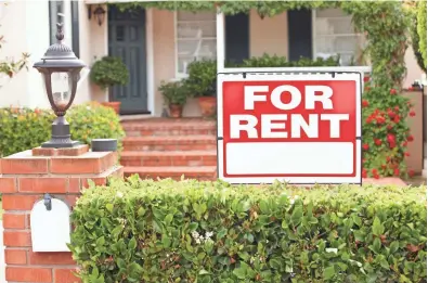  ?? GETTY IMAGES/ISTOCKPHOT­O ?? An effect of the Great Recession is that fewer households have been able to make the leap from renting to homeowners­hip.