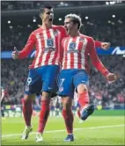  ?? ?? Morata y Griezmann.