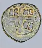  ?? ?? IC XC NI KA on a coin of Empress Theodora, 1055