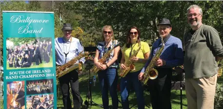  ??  ?? Robert O’Brien, Aoife Doyle, Orlagh Deegan, Eamonn Deegan and Ian Backhouse.