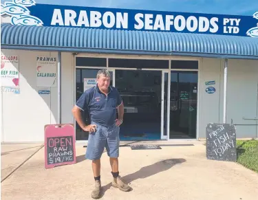  ?? Picture: SUPPLIED ?? CONCERN: Arabon Seafoods’ Terry Must says the coronaviru­s will hurt the live fishing industry.