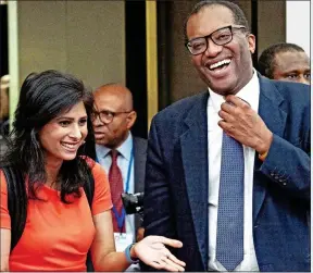  ?? ?? KEY ROLE: IMF’s Gita Gopinath with then Chancellor Kwasi Kwarteng in Washington