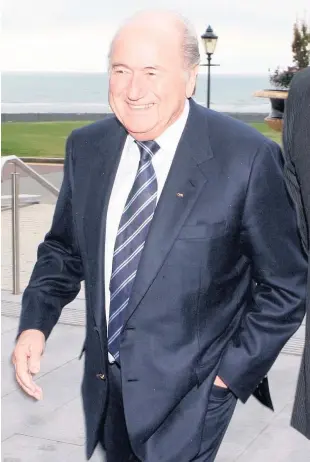  ??  ?? Illness: former FIFA president Sepp Blatter