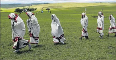  ?? Picture: GETTY IMAGES ?? LET THEM RETURN ALIVE: The winter 2018 initiation season was launched yesterday with emphasis on the safety of initiates