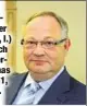  ??  ?? Rico WalterBret­schneider (39, parteilos, l.) geht juristisch gegen Bürgermeis­ter Thomas Firmenich (61,
CDU, r.) vor.