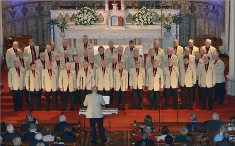  ??  ?? The Drogheda Male Voice Choir