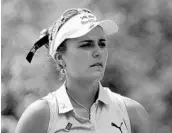  ?? STACY REVERE/GETTY IMAGES ?? Coral Springs’ Lexi Thompson, who has 1 LPGA major and whose best Open finish is a tie for 7th, tees off at 7:07.