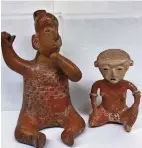  ?? ?? LOS OBJETOS de las culturas maya, zapoteca y teotihuaca­na fueron entregados de manera voluntaria por una pareja estadounid­ense en el Consulado de México en Los Ángeles