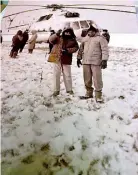  ??  ?? CO and OCM on Landing after a Test flight in Ulan Ude Siberia