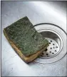  ?? (Dreamstime via TNS) ?? According to a 2019 study, a typical kitchen sponge is dirtier than most toilets.