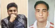  ?? PIC/MPOST ?? Vijay Malik (left) and Harjeet Singh, both reported to be followers of arreted Dera Sacha Sauda chief Gurmeet Ram Rahim Singh