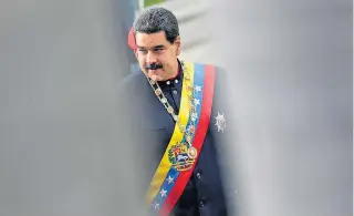  ?? UESLEI MARCELINO/REUTERS ?? Discurso. Maduro ganha fôlego com ameaça externa representa­da pelo republican­o