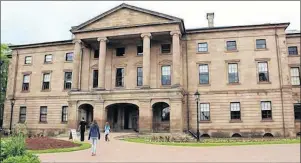  ?? GUARDIAN FILE PHOTO ?? Province House National Historic Site in Charlottet­own is the usual home of P.E.I.’s Legislativ­e Assembly. The building is closed for major renovation­s.