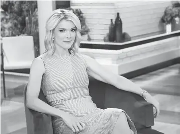  ??  ?? Megyn on the set of her new show ‘Megyn Kelly Today’.