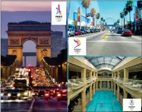  ??  ?? Paris, Los Angeles et Budapest sont en lice pour obtenir les Jeux de 2024.