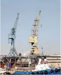  ??  ?? Elefsis Shipyards must fend off creditors.