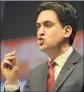  ??  ?? Ed Miliband ‘lacks experience’