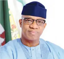  ??  ?? Dapo Abiodun, Ogun state governor