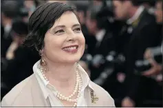  ?? — GETTY IMAGES ?? Isabella Rossellini spoke about the struggles of raising children and working as an actress at a special event last week at the Cannes Film Festival.