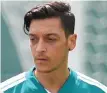  ??  ?? Mesut Ozil