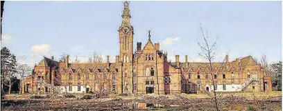  ??  ?? ●●Barnes Hospital pictured before renovation and conversion work began Picture Iain Roberts