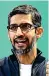  ??  ?? Google Sundar Pichai, 45 anni, dal 2015 è il numero uno del gruppo del motore di ricerca
