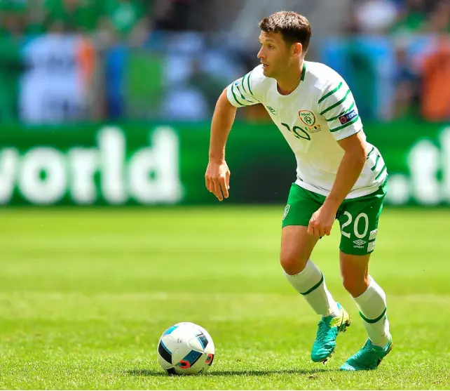  ??  ?? ‘If it wasn’t for Wes Hoolahan there would be no game against France today. Ireland would have departed the championsh­ips without a goal to our name.’ Photo: Stephen McCarthy