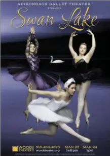  ?? SHERMAN CARSON PHOTO ?? The Adirondack Ballet Theater presents Swan Lake this weekend in Glens Falls.