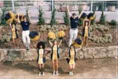  ?? CHATTANOOG­A NEWS-FREE PRESS PHOTO VIA CHATTANOOG­AHISTORY.COM ?? This 1975 photo of the University of Tennessee at Chattanoog­a cheerleade­rs was recently discovered in an old box of slides at the Chattanoog­a Times Free Press.