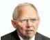  ??  ?? WOLFGANG SCHÄUBLE MINISTRO DAS FINANÇAS DA ALEMANHA