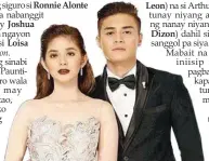  ??  ?? Loisa at Ronnie