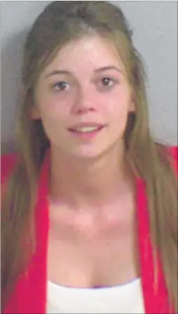  ??  ?? Tanya Page, 24 of Rosemary Road, East Malling, has been jailed for two years for burglary